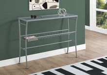Load image into Gallery viewer, Accent Console Table For Entryway, Contemporary &amp; Modern - Silver
