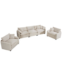 Load image into Gallery viewer, Elegant Oversized Sectional Sofa Set With Deep Seats And Flexible Layout
