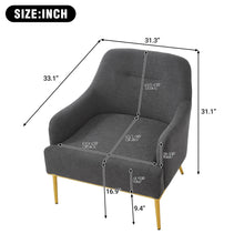 Load image into Gallery viewer, Modern Elegance Accent Chair With Curved Backrest
