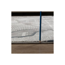 Load image into Gallery viewer, Geometrix - 5'3" X 7'3" Area Rug, Geometric 3D Effect - Gray / Ivory
