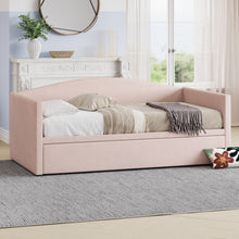 Load image into Gallery viewer, Daybed With Pop Up Trundle, Upholstered Sofa Bed
