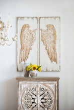 Load image into Gallery viewer, Feather Wing Wall Panels With Distressed, Rectangle Hanging Wall Art (Set of 2) - Multicolor
