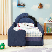 Load image into Gallery viewer, Cute Dinosaur Shaped Bed With Safety Guardrail, Toddler Frame
