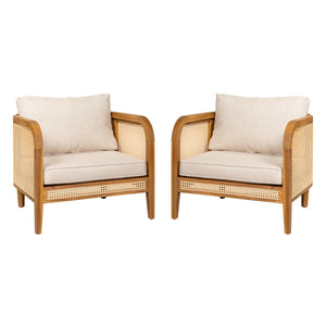 Kirkby - Bohemian Outdoor Patio Cushioned Arm Chair