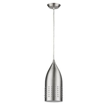 Load image into Gallery viewer, Hanging Light With Glass Studs - Silver
