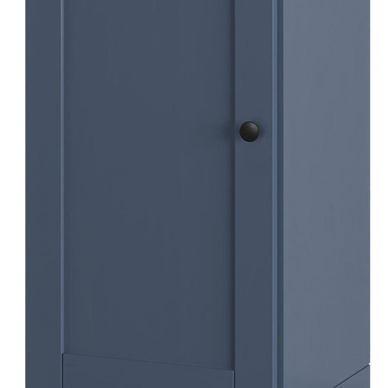 Ten Pair Solid Woodshoe Storage Cabinet (752122) - French Blue