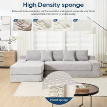 Load image into Gallery viewer, Modern L - Shaped Sectional Couch With Memory Foam
