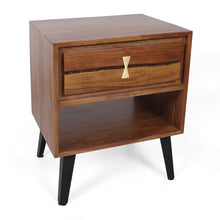 Load image into Gallery viewer, Asther - Bedside Table - Natural Wood / Brown
