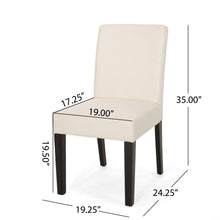 Load image into Gallery viewer, Contemporary Dining Chair With Upholstered Seating And Tapered Legs
