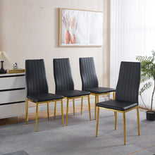 Load image into Gallery viewer, Dining Chair (Set of 4) - Golden Black
