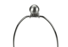 Load image into Gallery viewer, Ceramic Round Table Lamp With Ivory Drum Shade - Blue And Silver
