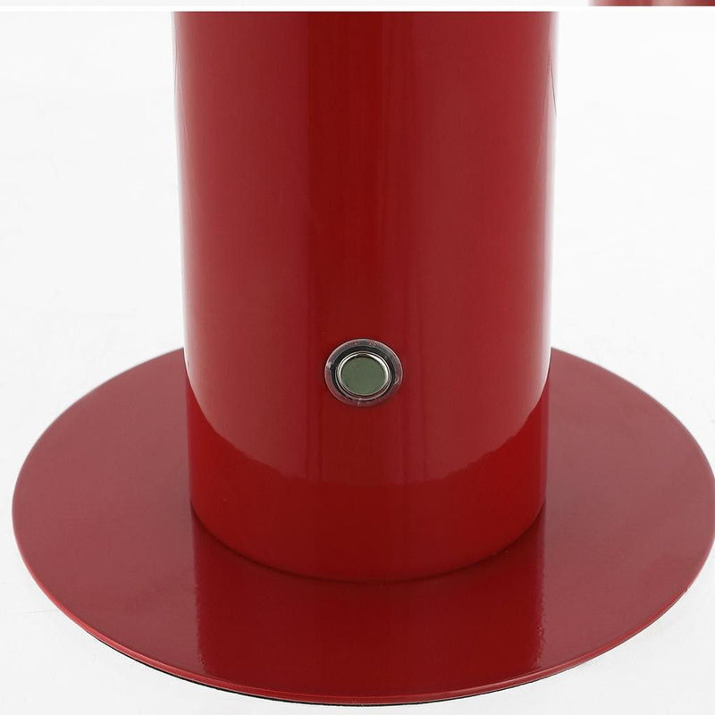 Novelty USB Table Lamp With Globe Shade - Red