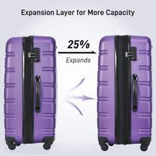 Load image into Gallery viewer, 3 Piece Luggage Set Hardside Spinner Suitcase With Tsa Lock 20" 24" 28" Available
