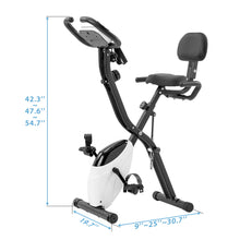 Load image into Gallery viewer, Exercise Bike Folding Stationary Bikes For Home With 16 Level Magnetic Resistance
