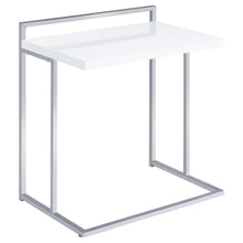 Load image into Gallery viewer, Rectangular Top Snack Table - White
