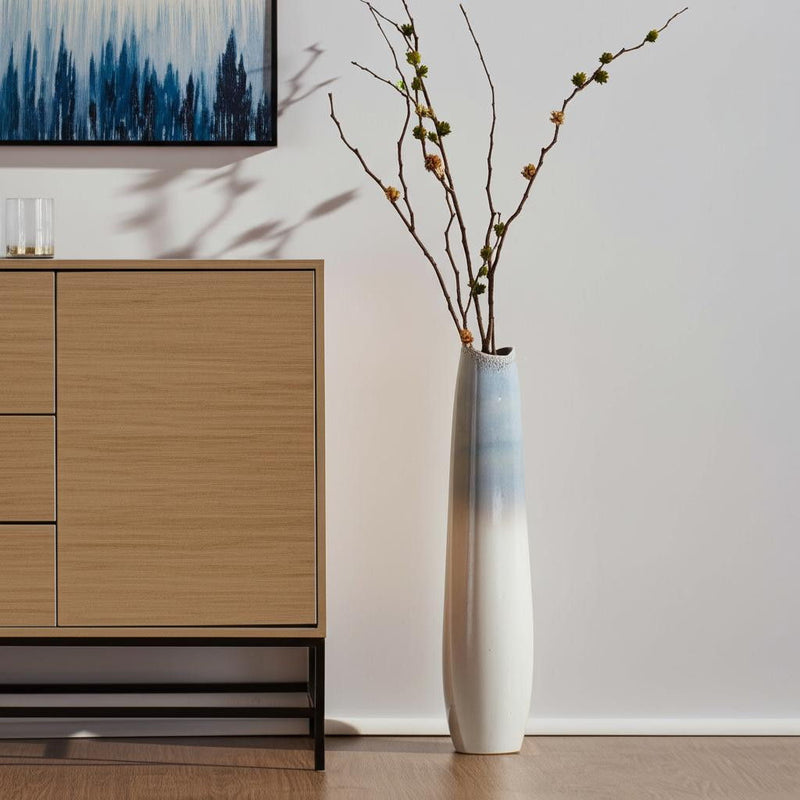 Ombre Floor Vase (576745) - Blue / White