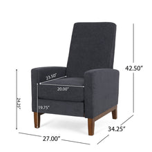 Load image into Gallery viewer, Contemporary Wide Manual Club Recliner
