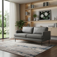 Load image into Gallery viewer, Sofa Polyester With Black Legs - Gray

