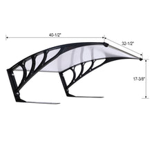 Load image into Gallery viewer, Weather Resistant Polycarbonate Canopy Outdoor Shade Cover For Robotic Lawn Mowers - Black
