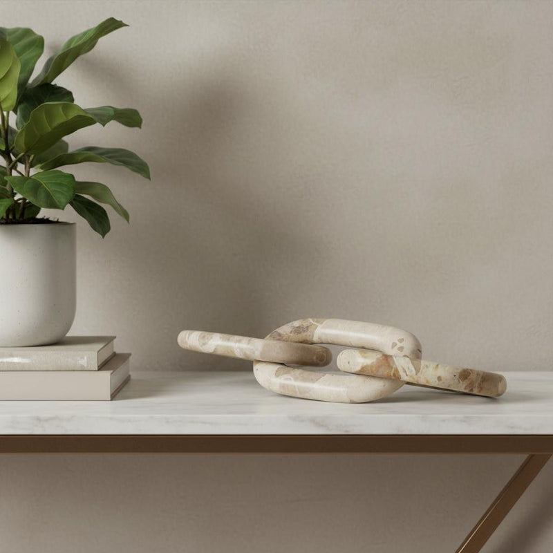 Decorative Wall Sculpture (608726) - Beige