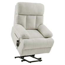 Load image into Gallery viewer, Oversized Power Lift Recliner Chai With Remote Control, Side Pocket, Spacious Seat
