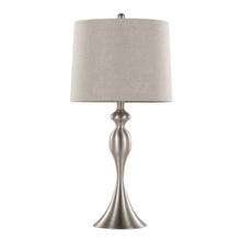 Load image into Gallery viewer, Ashland - Contemporary Table Lamp (Set of 2) - Nickel / Light Gray
