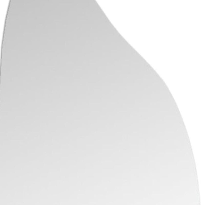 64" Abstract Frameless Accent Mirror - Clear