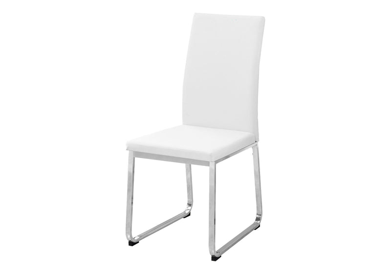Upholstered Dining Side Chairs (Set of 2) - White
