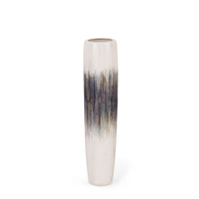 Load image into Gallery viewer, Abstract Tapered Floor Vase (576743) - Cream / Brown / Cream
