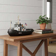 Load image into Gallery viewer, Hand Painted Model Boat (624424) - Black / White
