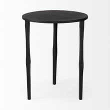 Load image into Gallery viewer, Iron Round End Table - Black
