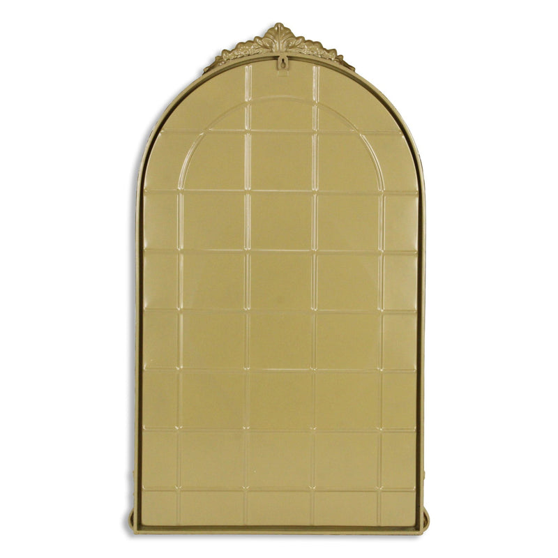 34" Metal Arch Accent Mirror - Gold