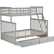 Load image into Gallery viewer, Bunk Bed With Ladder, And Safety Guard Rails
