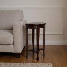 Load image into Gallery viewer, Oval End Table With Shelf - Chestnut
