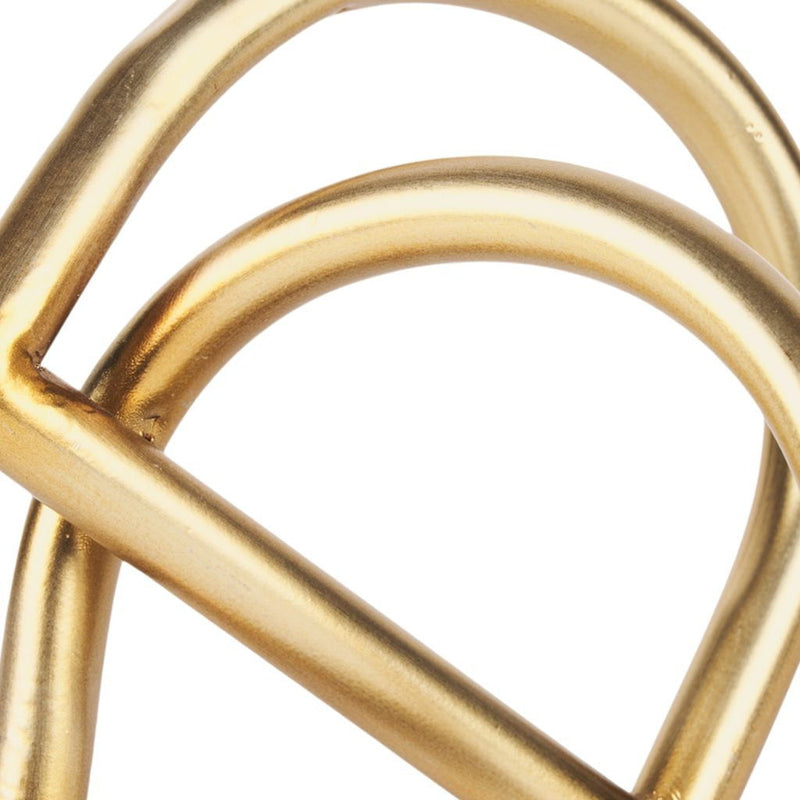 Abstract Modern Tabletop Sculpture - Gold