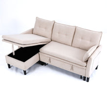 Load image into Gallery viewer, L-Shaped Reversible Chaise Sectional Sofa With Storage
