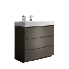 Load image into Gallery viewer, Alice - Bathroom Vanity With Sink, Large Storage Freestanding Bathroom Vanity For Modern Bathroom, One-Piece Sink Basin Without Drain And Faucet
