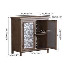 Load image into Gallery viewer, Storage Cabinet, Organizer - Brown Antique White
