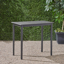 Load image into Gallery viewer, Outdoor Minimalist Acacia Wood Rectangle Bar Table
