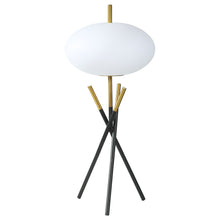 Load image into Gallery viewer, Clarendon - Orb Shade Tripod Table Lamp Desk &amp; Bedside Lamp - Black
