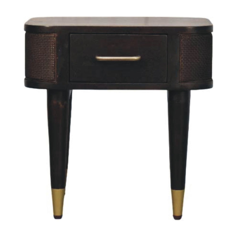18" Two Drawer Nightstand - Brown