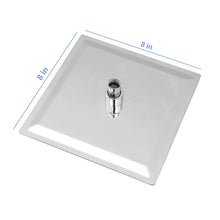 Load image into Gallery viewer, 8" Square Rain Shower Head, Ceiling / Wall Mount Stainless Steel Bath Fixture
