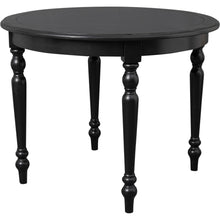 Load image into Gallery viewer, 39" Solid Wood Round Top Dining Table - Black
