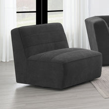 Load image into Gallery viewer, Ortega - Upholstered Armless Chair - Charcoal
