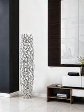 Load image into Gallery viewer, Twigs Cylinder Floor Vase (354632) - Silver
