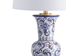 Load image into Gallery viewer, 29" Novelty Table Lamp LED With Drum Shade - Blue
