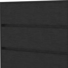 Load image into Gallery viewer, Manufactured Wood Three Drawer No Handles Dresser - Black
