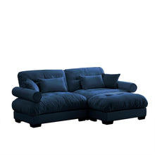 Load image into Gallery viewer, Super Comfort Oversized Modular Sectional Sofa With Movable Ottoman
