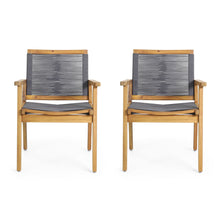 Load image into Gallery viewer, Outdoor Dining Chair (Set of 2) - Dark Gray
