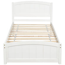 Load image into Gallery viewer, Platform Bed &amp; Headboard, Footboard And Wood Slat Support
